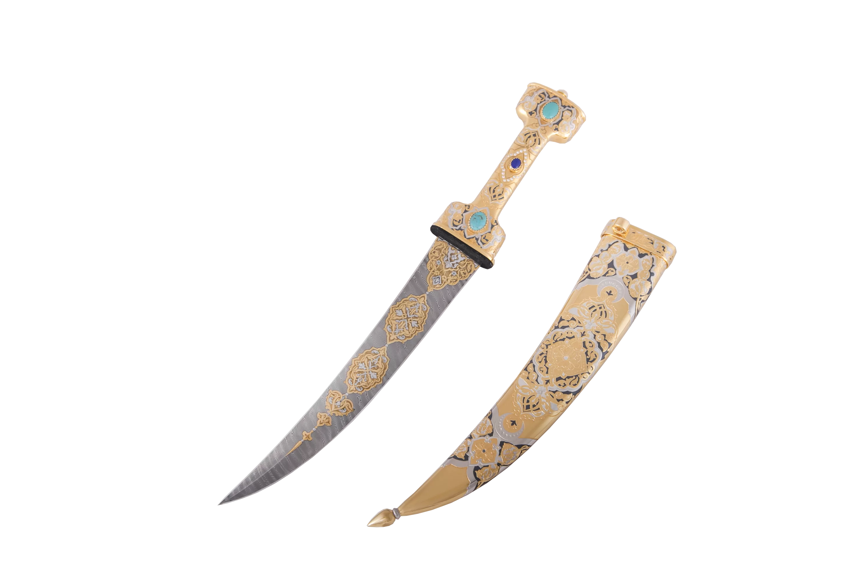Кинжал бебут Восточная луна (сталь дамасская) 0С-00000886 (4)