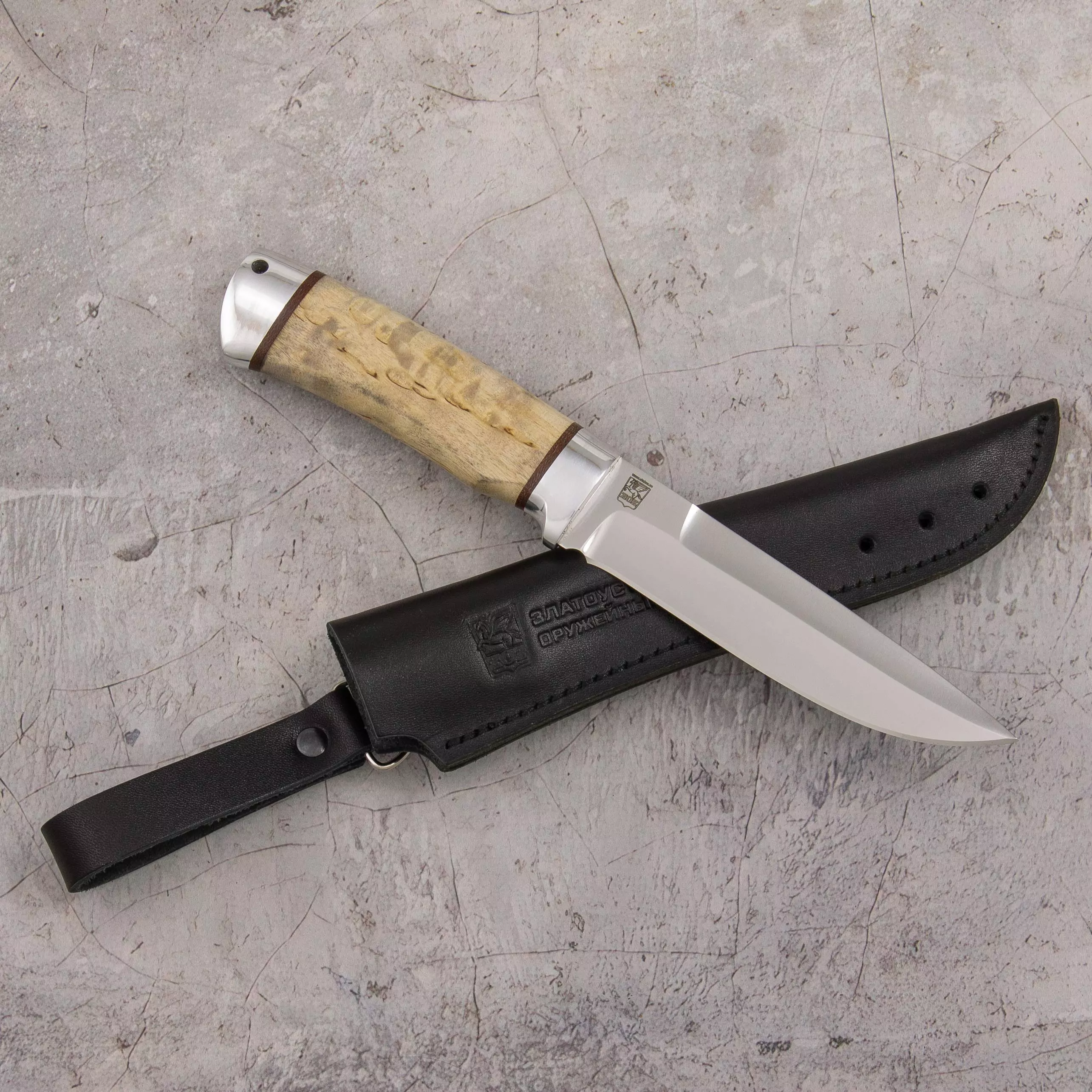 Нож Таежный (Elmax, карельская берёзаал.) 0З-00008062 (6)