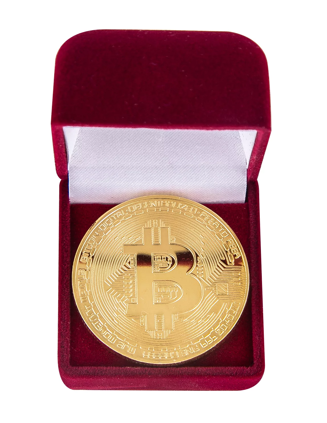 Сувенир монета Золотой биткоин  0З-00000361