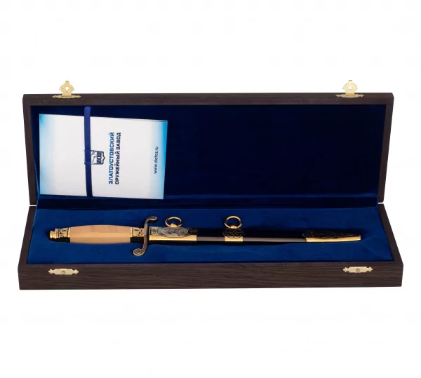 Кортик Офицерский Адмирал П.С. Нахимов (сталь ЭИ-107) 0З-00003265 (2)